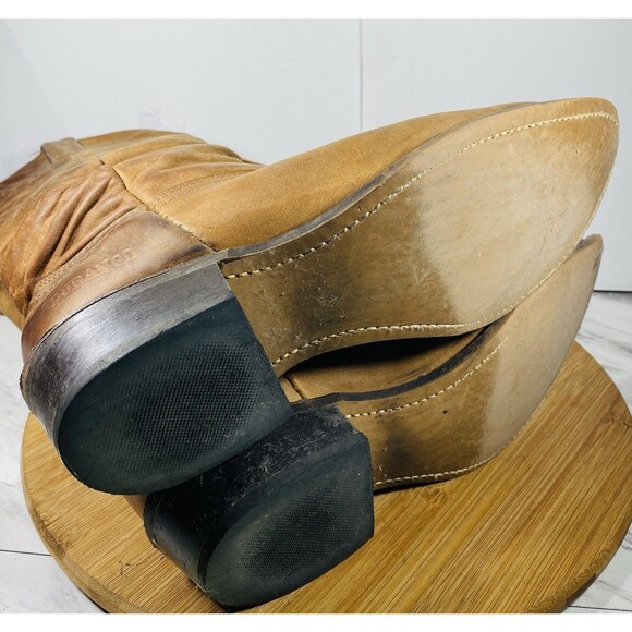 Durango Brown Leather Cowboy Western Boots Men\'s Sz 9D main image 7